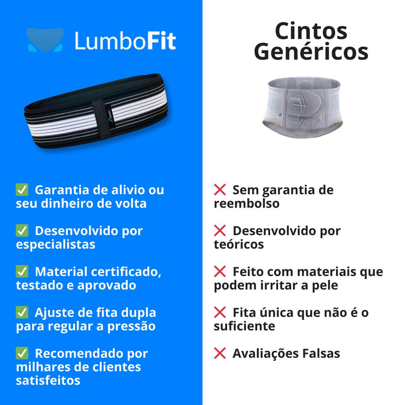 (PROMOÇÃO) Cinta Para Dor Nas Costas - Lumbofit