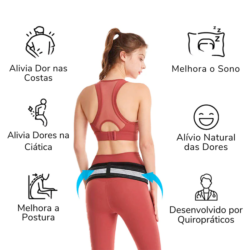 (PROMOÇÃO) Cinta Para Dor Nas Costas - Lumbofit